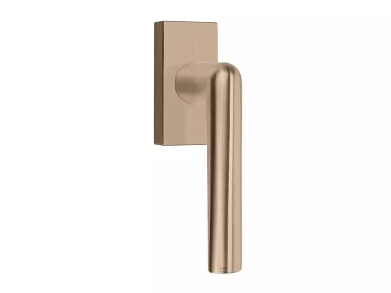 Draaikiep raamkruk Links PVD licht brons Inc Piet Boon PBI101-DK